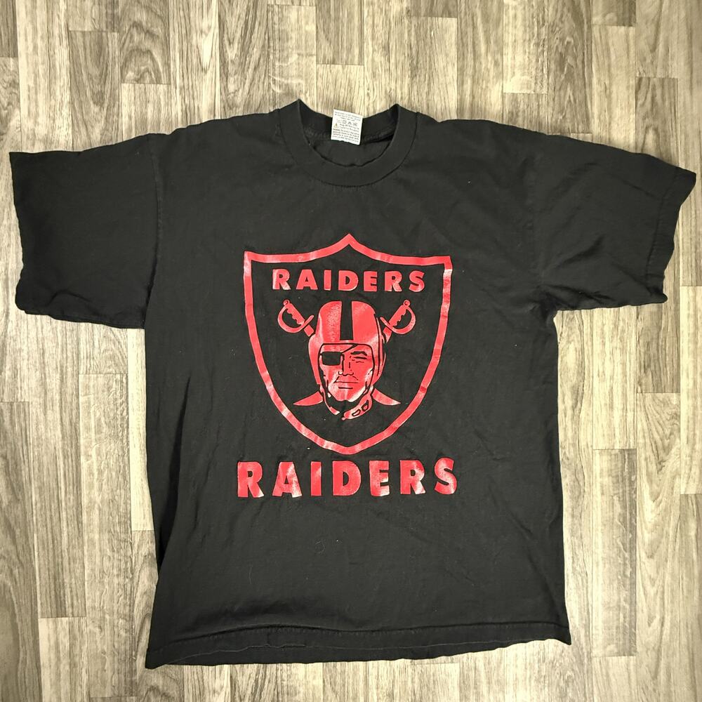 Pro Athletic Raiders Graphic Tee XL 100% Cotton NFL Fan Shirt
